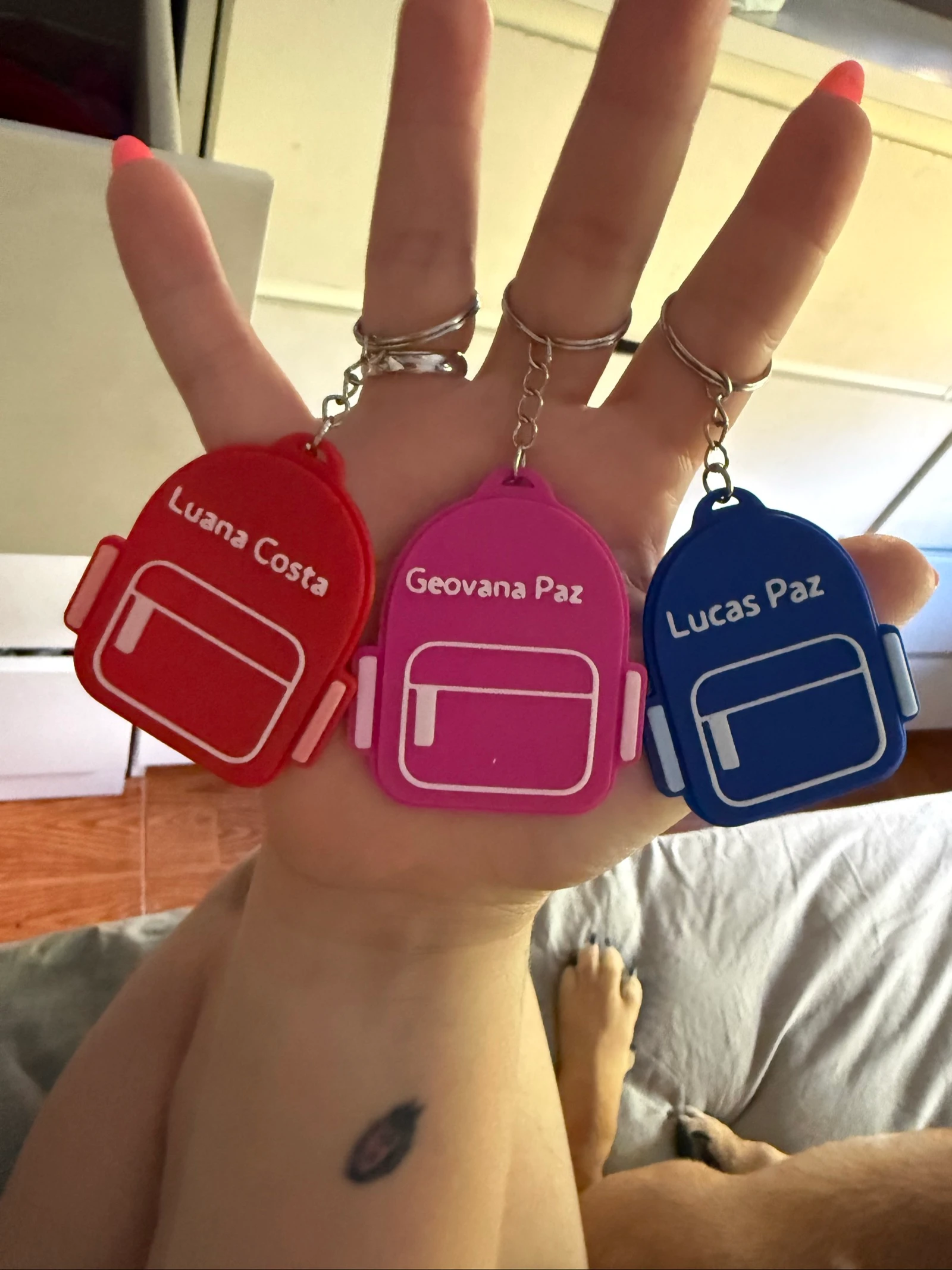 Marcador de mochila 